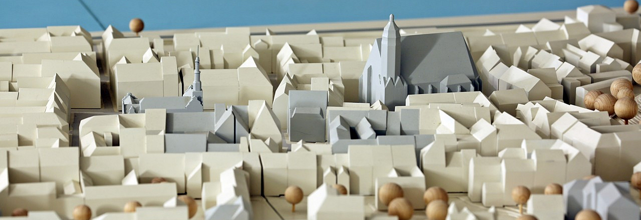 Miniatur der Pirnaer Altstadt im Stadtmodell