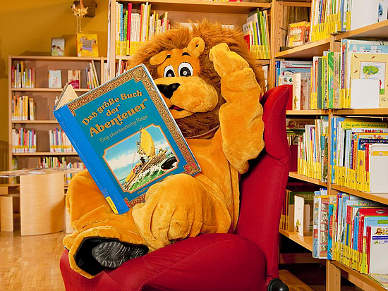 Das Maskottchen der StadtBibliothek Pirna