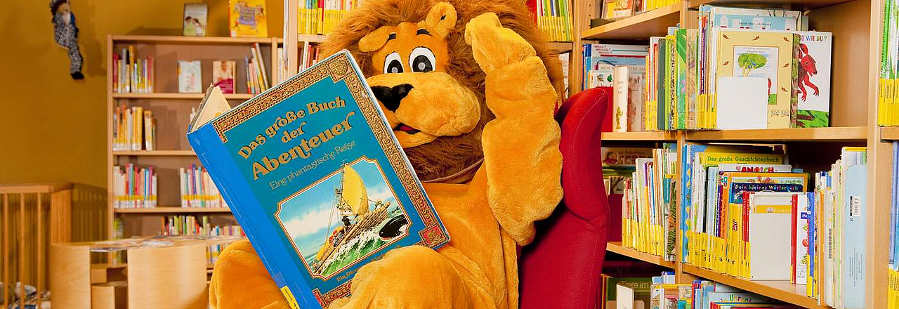 Das Maskottchen der StadtBibliothek Pirna