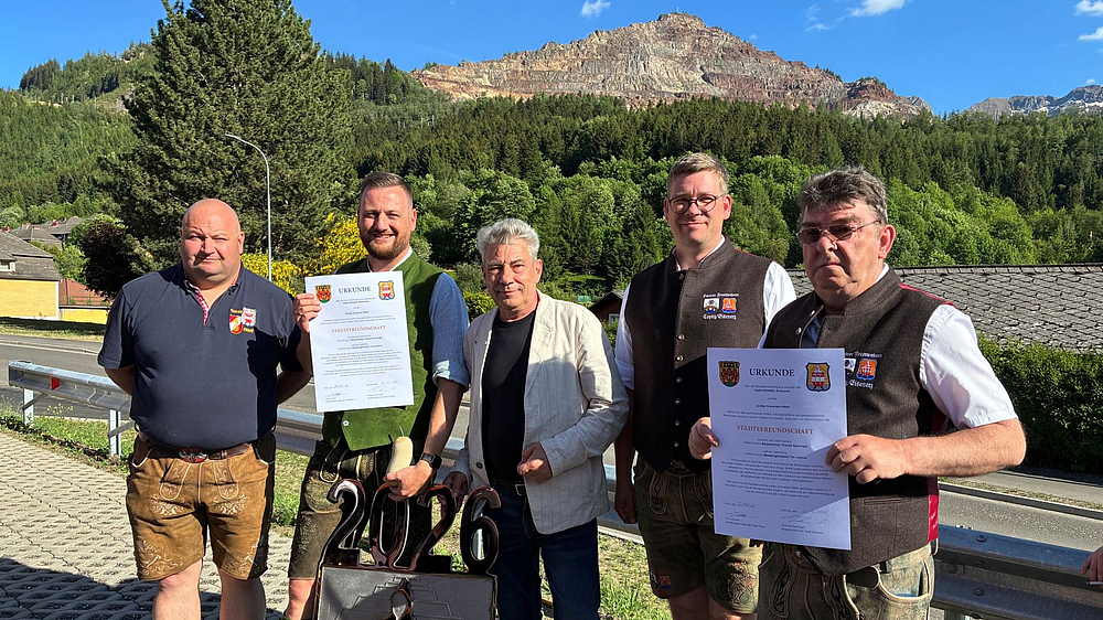 Städtefreundschaft mit Eisenerz besiegelt