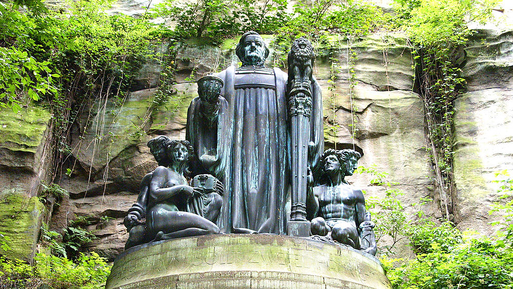 Wagner-Denkmal im Liebethaler Grund