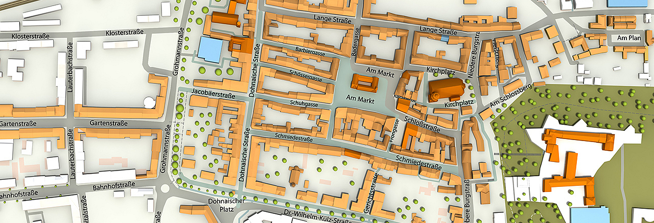 Stadtplan der Altstadt