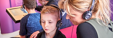 Audiostation des Museums