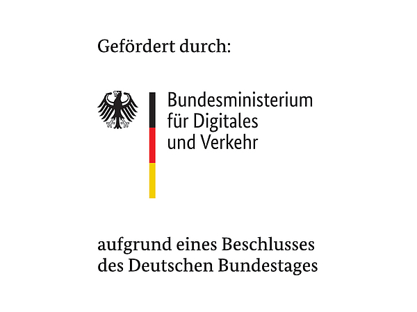 Logo zur Förderung des Bundesministerium für Digitales und Verkehr