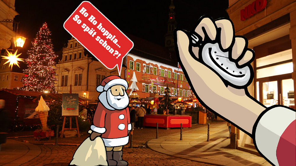 Mia hat den Weihnachtsmann wieder gefunden