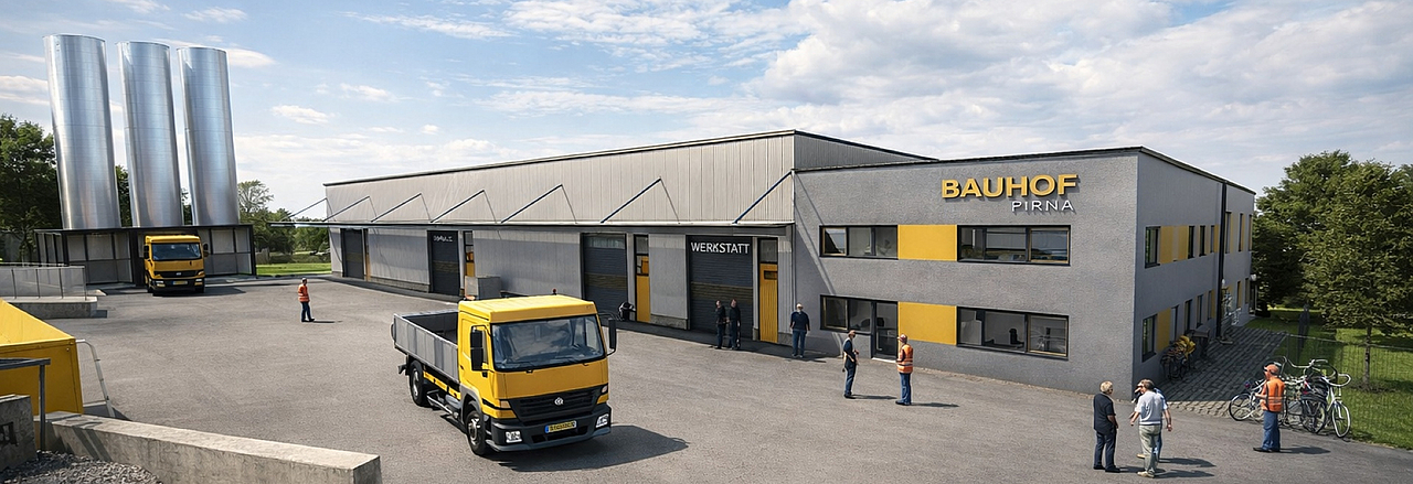 Visualisierung des geplanten Neubau Bauhof