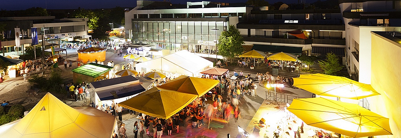 Marktplatzfest in Pirnas Partnerstadt Baienfurt