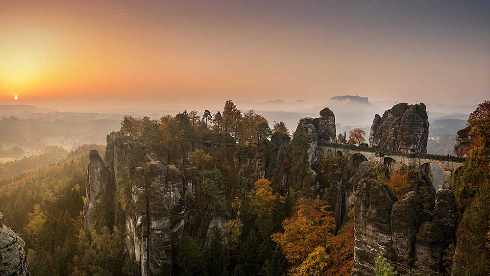 Basteiaussicht und -brücke
