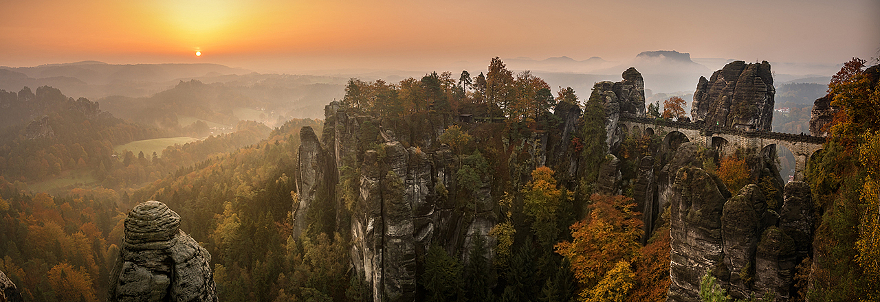 Basteiaussicht und -brücke
