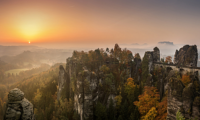 Basteiaussicht und -brücke