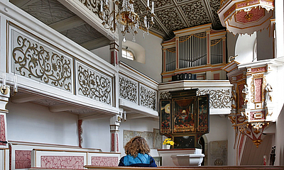 Schlosskirche Zuschendorf Innen