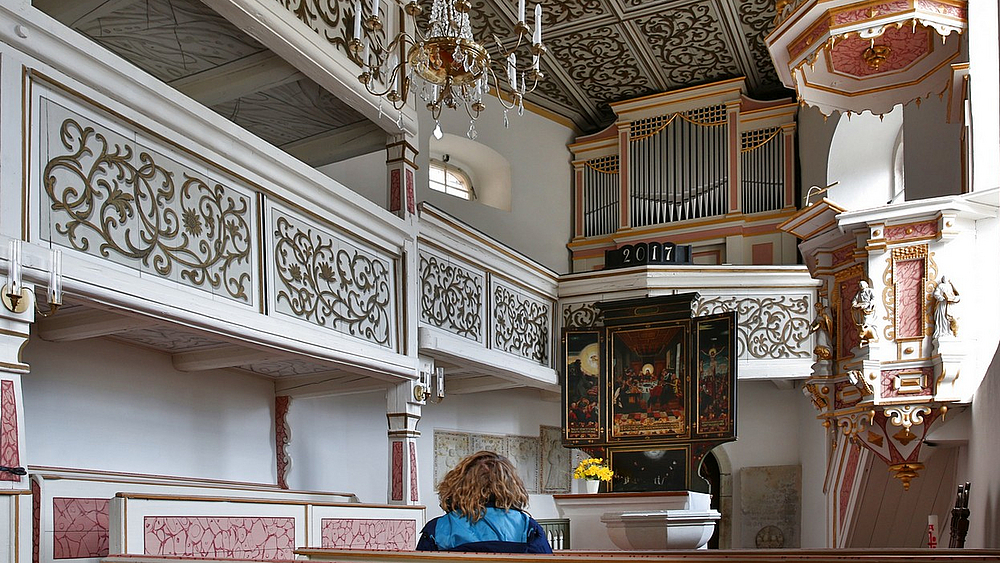 Schlosskirche Zuschendorf Innen