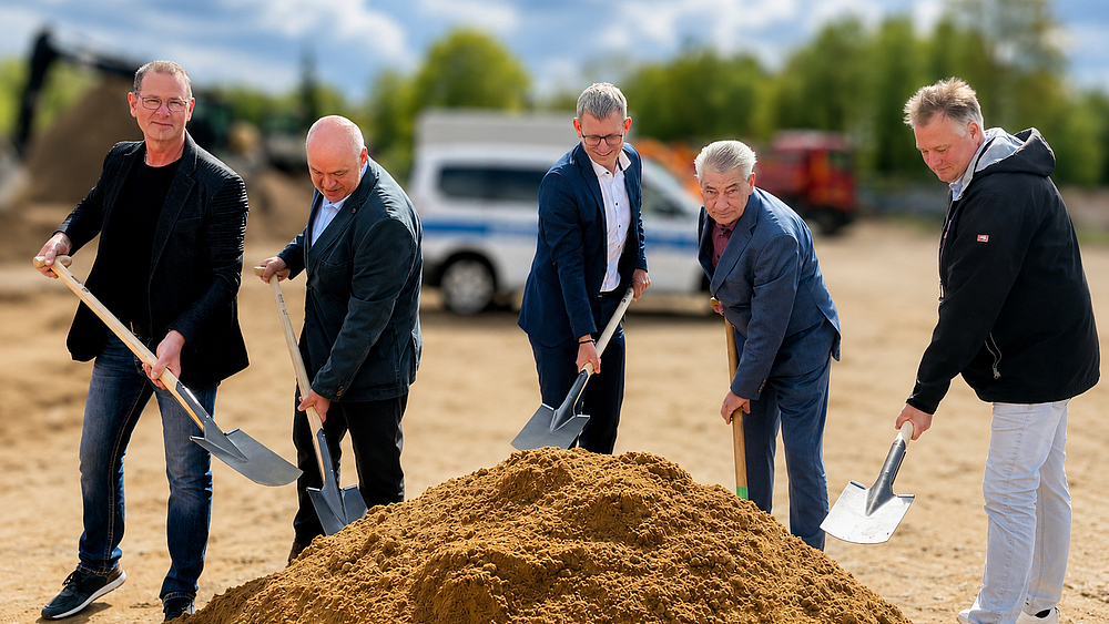Bauprojekt Neubau Bauhof Pirna Spatenstich Bauhof Pirna 2026