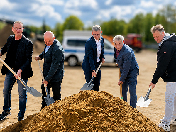 Bauprojekt Neubau Bauhof Pirna Spatenstich Bauhof Pirna 2026