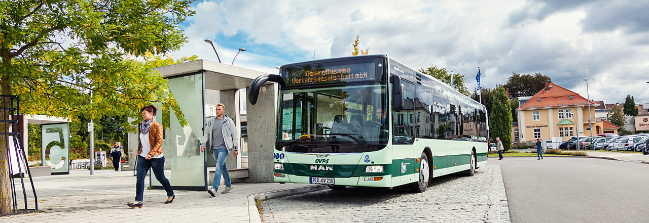 Bus am ZOB Pirna