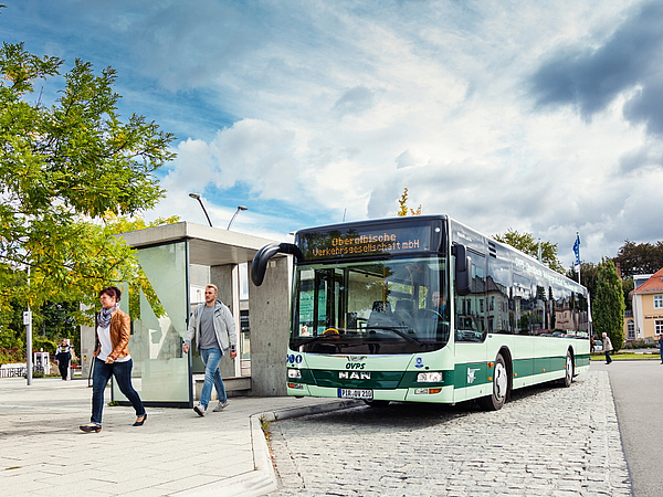 Bus am ZOB Pirna