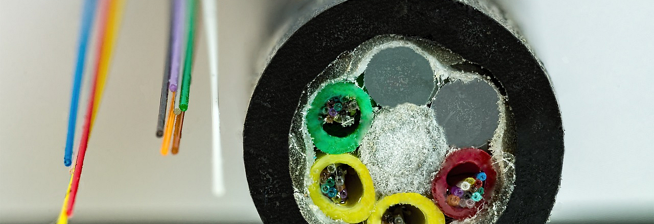 Kabelquerschnitt zum Thema Breitbandausbau