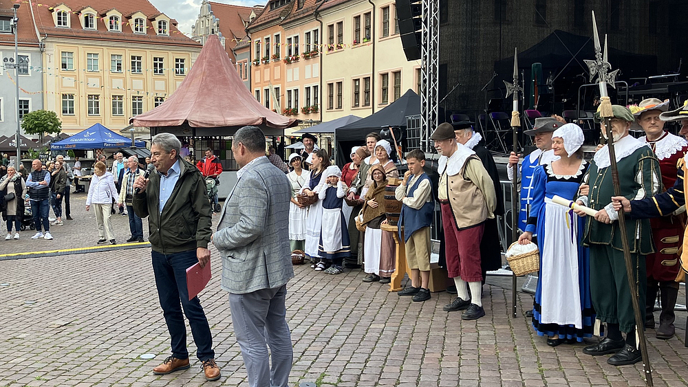 Pirna Stadtfest wird durch den Oberbürgermeister eröffnet