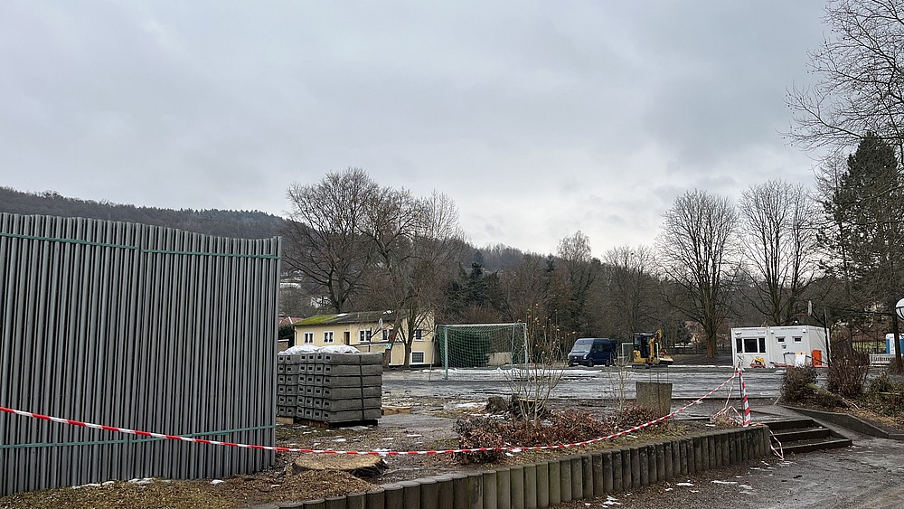 Baubeginn Sporthalle Neundorf Perspektive 3