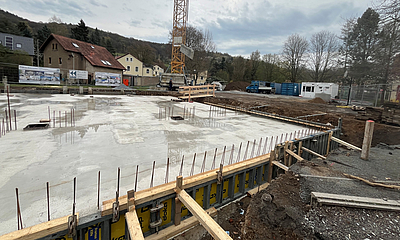 Grundplatte Turnhalle Neundorf