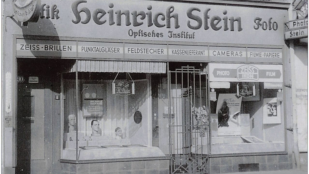 Optikgeschäft von Opa Gerhard Stein an heutiger Stelle