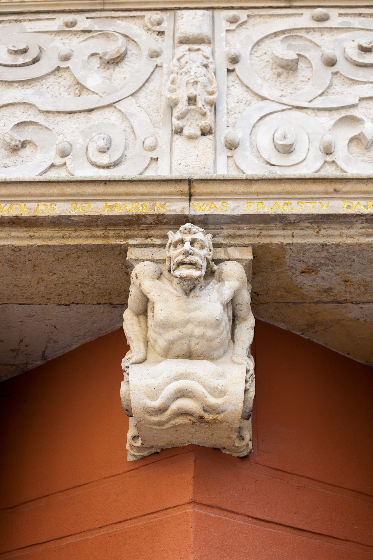 Detail der Teufelserker in Pirna