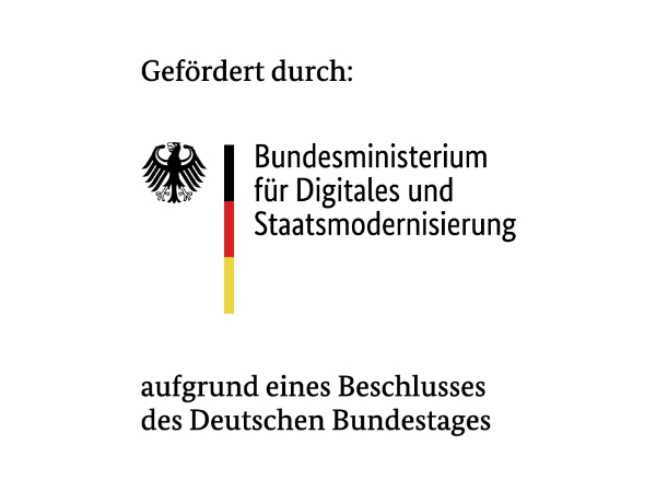 Logo zur Förderung des Bundesministerium für Digitales und Verkehr